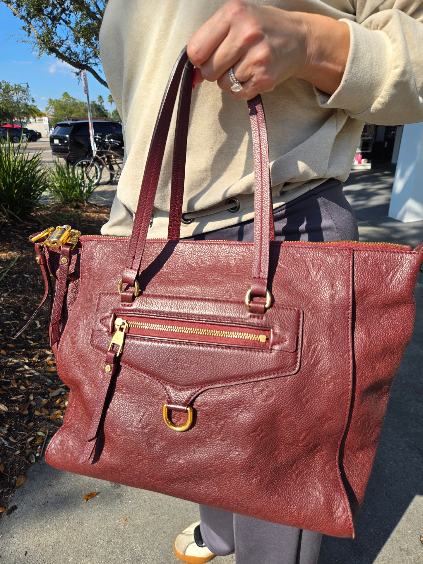 Louis Vuitton Monogram Empreinte Lumineuse PM handbag - Luxury Preowned