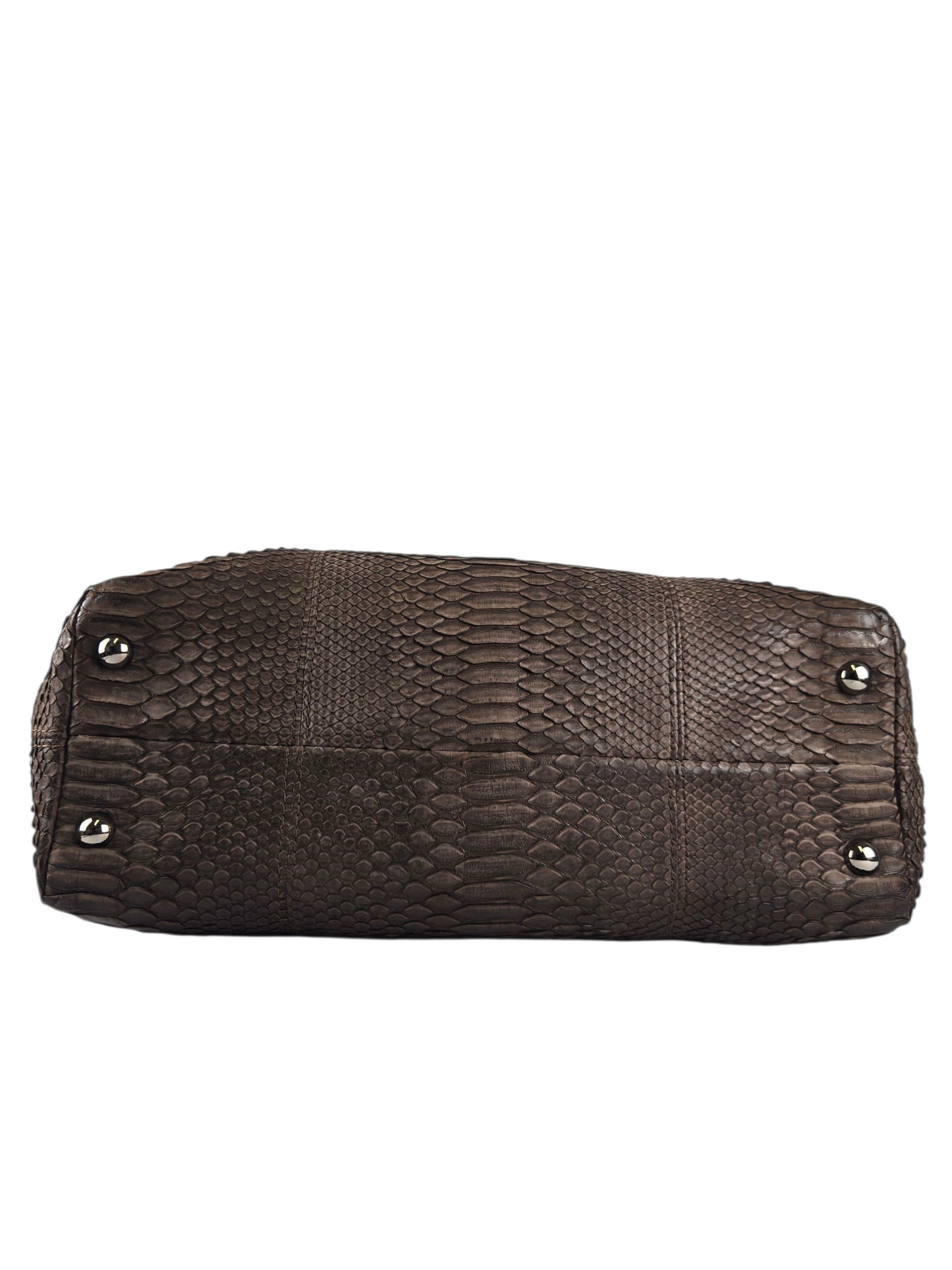 Chanel Python Leather Executive Cerf Tote - Luxury Preowned