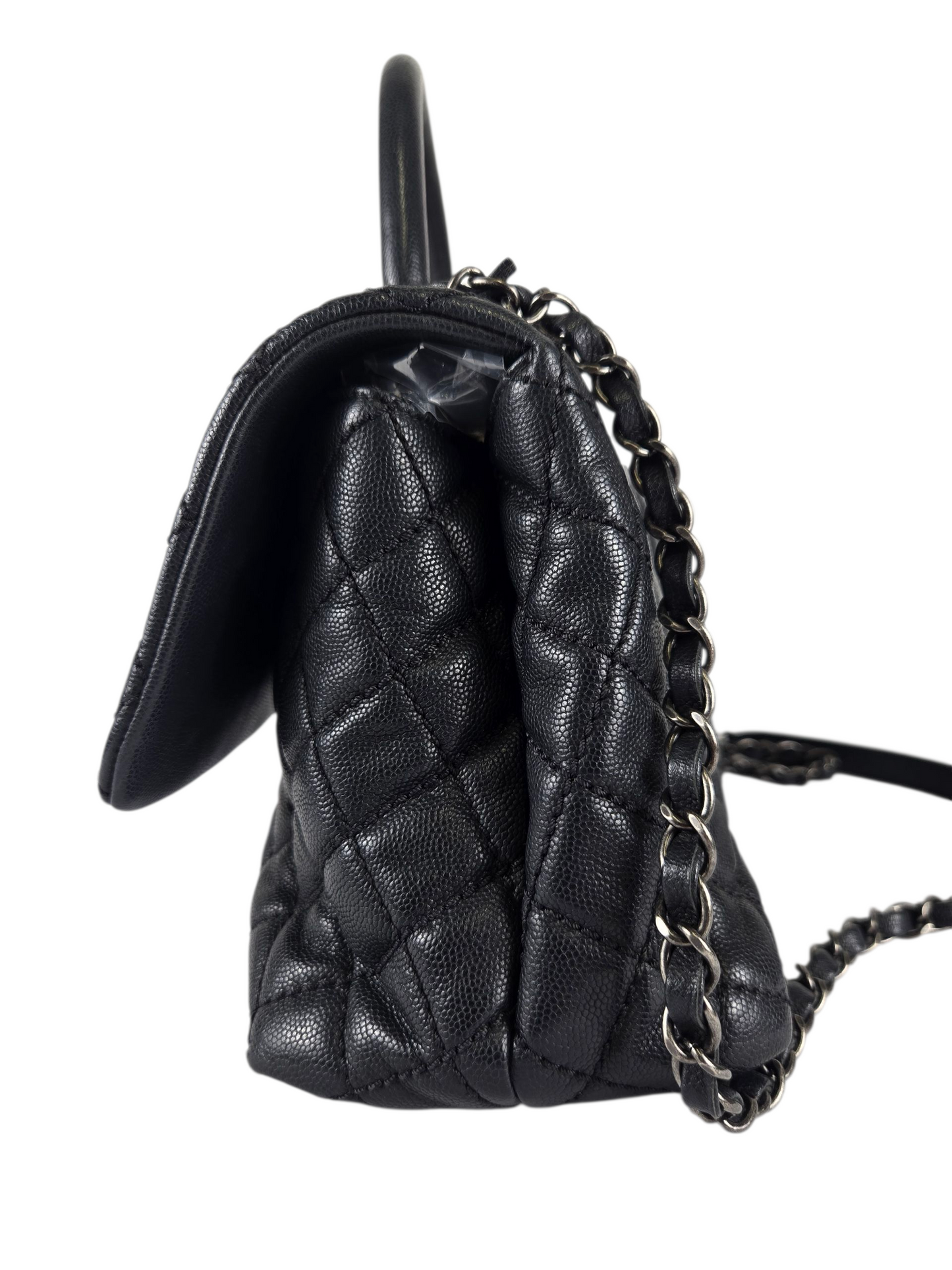 Chanel Caviar Quilted Coco Small Flap Bag - Luxury Preowned