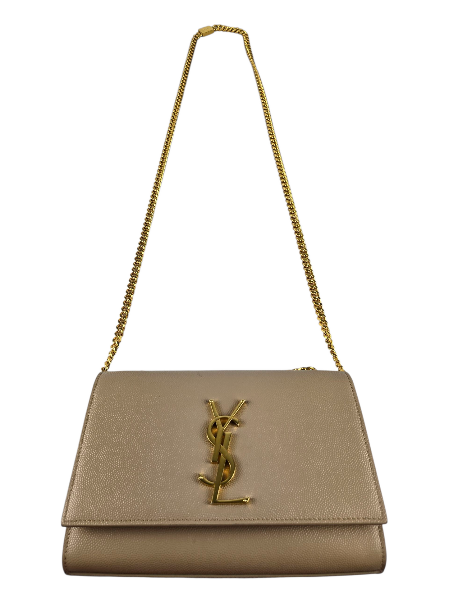 Saint Laurent Kate Medium Shoulder Bag Embossed Leather - Luxury Pre-owned