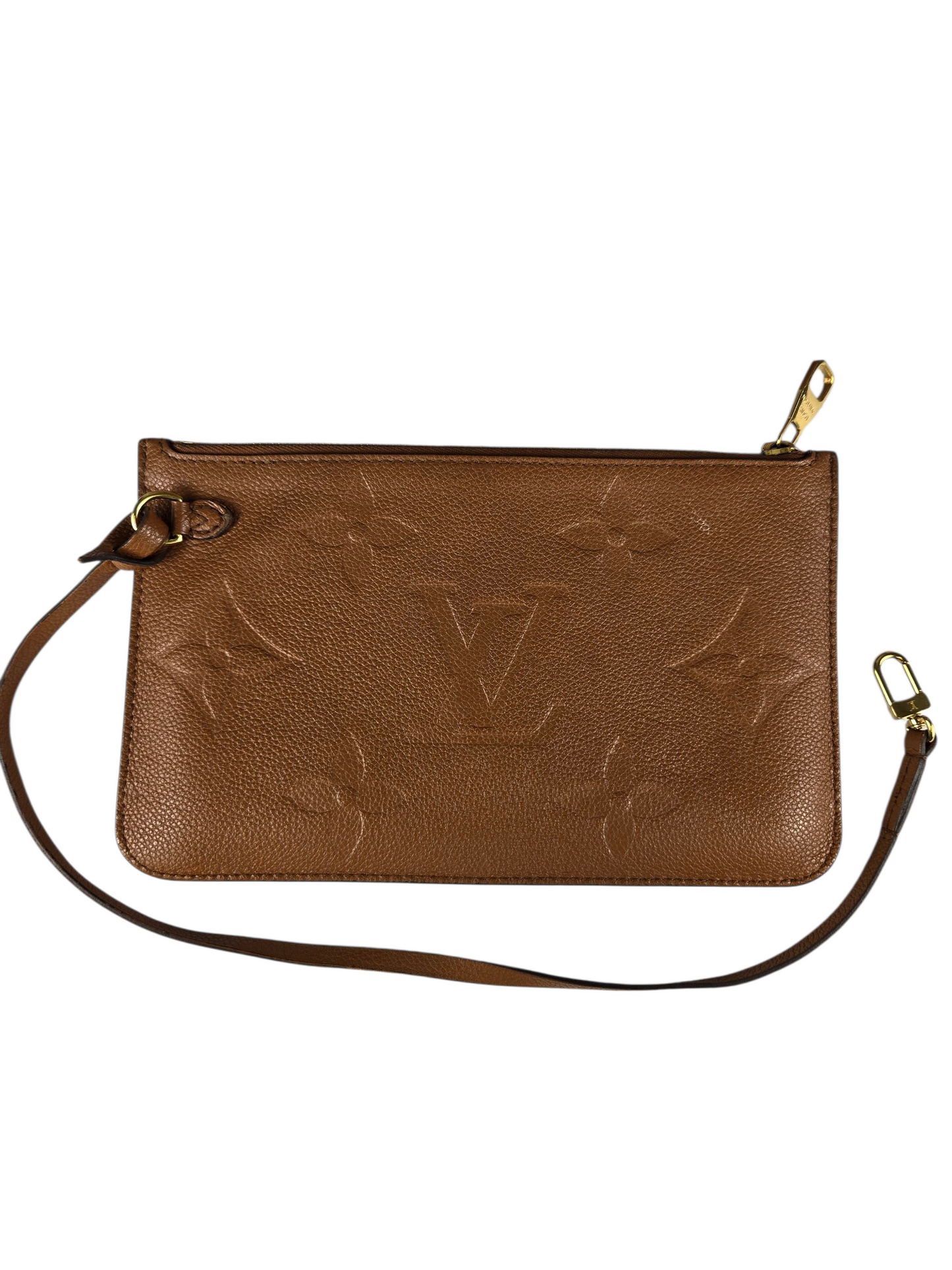 Louis Vuitton Empreinte Monogram Neverfull Cognac Luxury Pre-owned