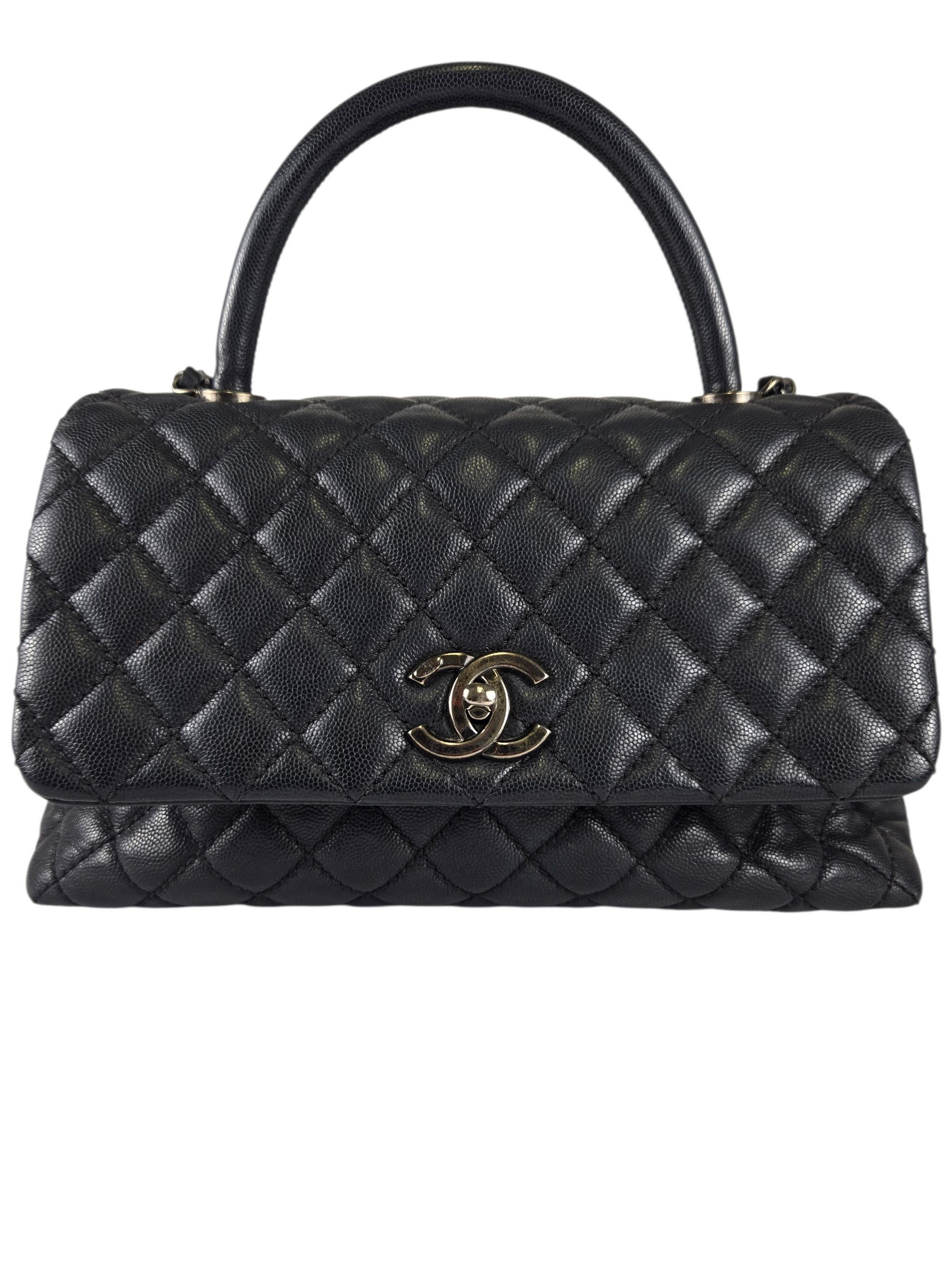 Chanel Caviar Quilted Coco Small Flap Bag - Luxury Preowned