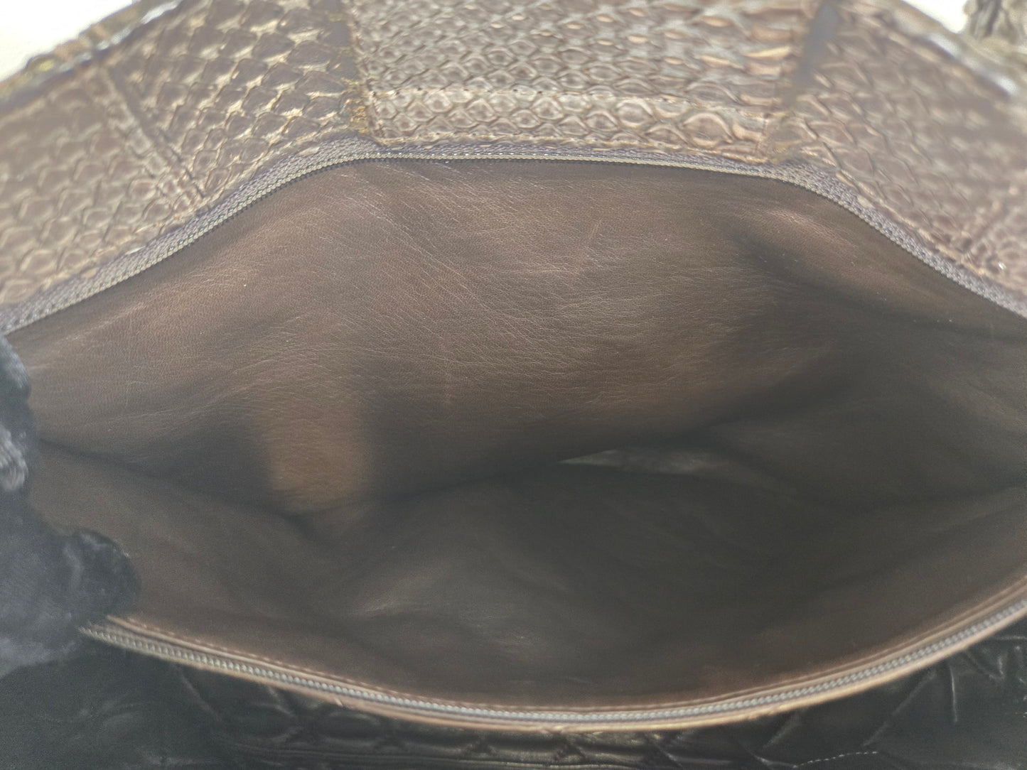 Chanel Python Leather Executive Cerf Tote - Luxury Preowned