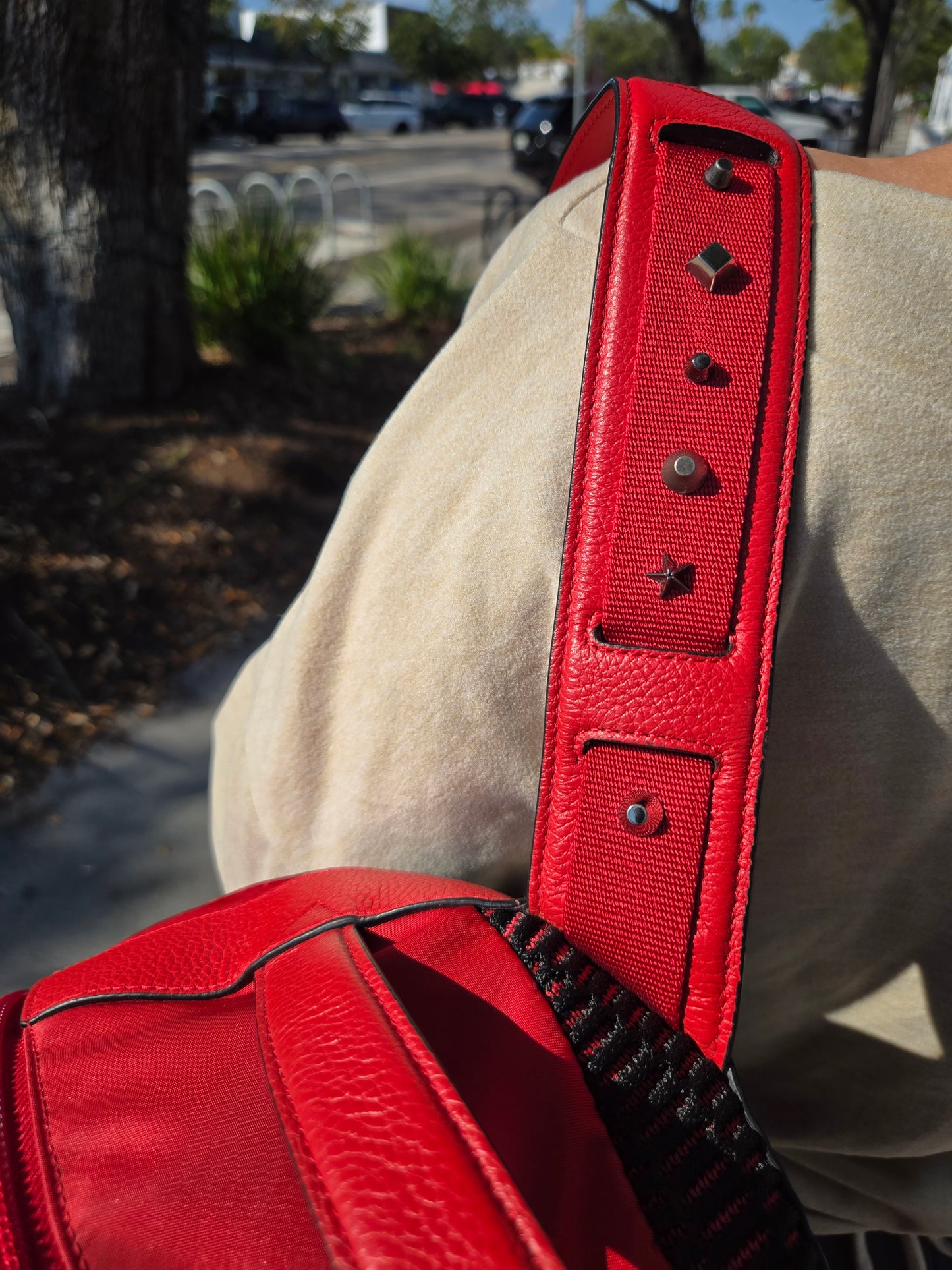 Christian Louboutin Backloubi Nylon Backpack - Luxury Preowned