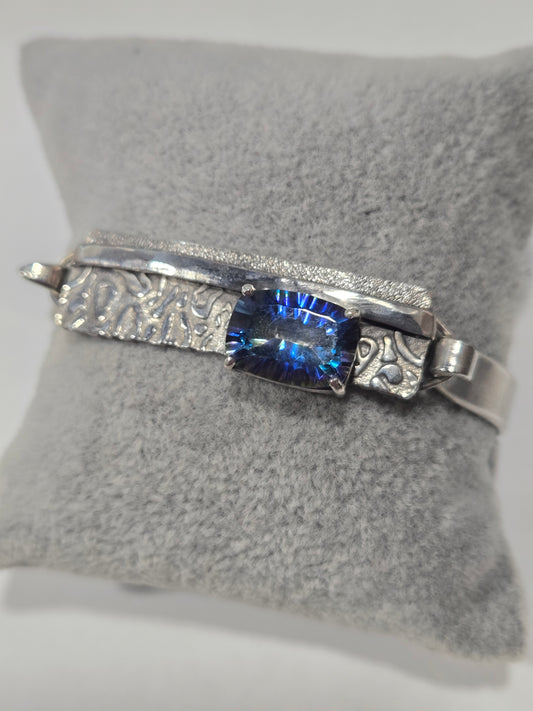 Blue Jewel Sterling Sliver Bracelet