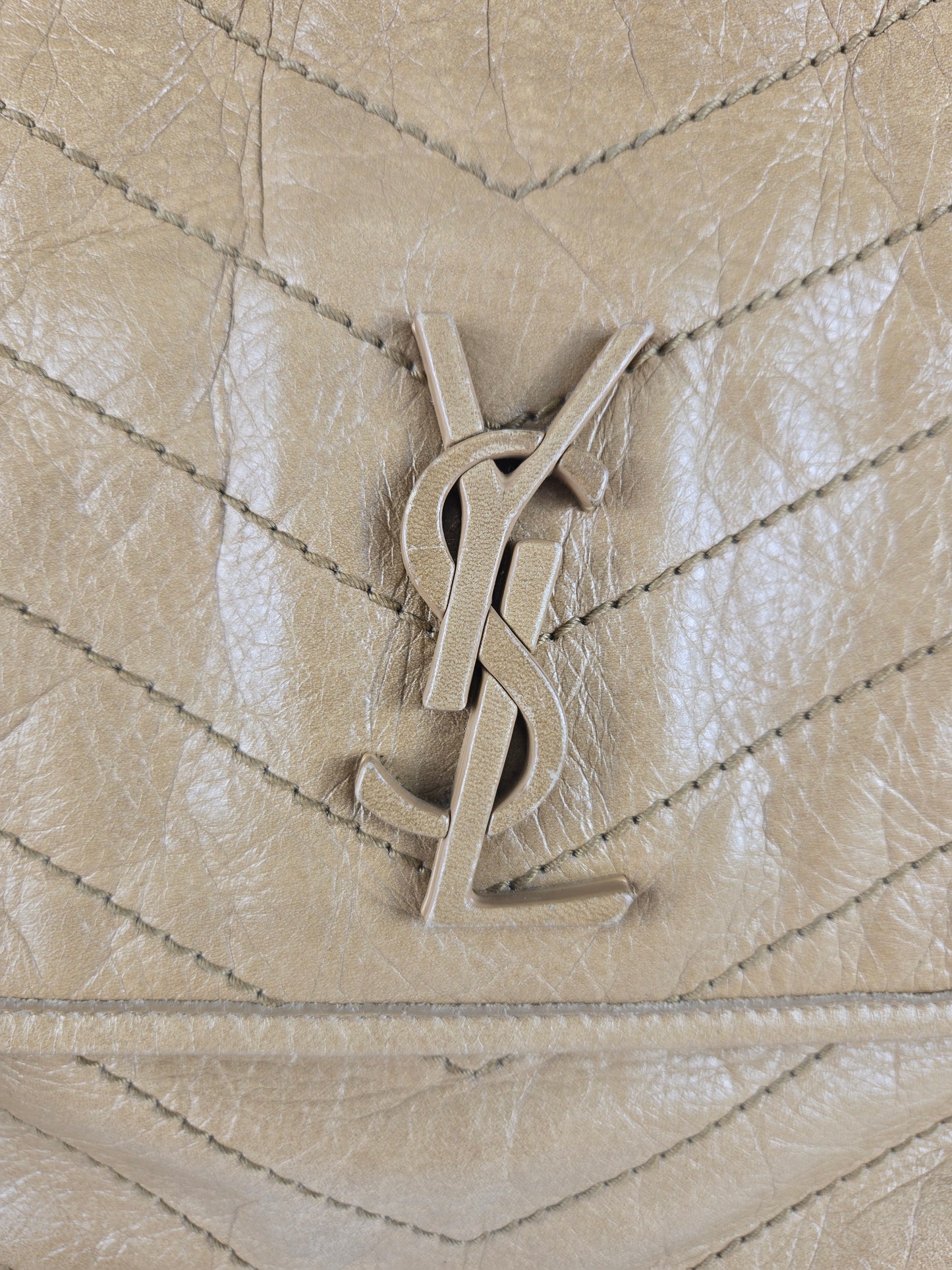 YSL Medium Niki Leather Shoulder Bag - Luxury Preowned