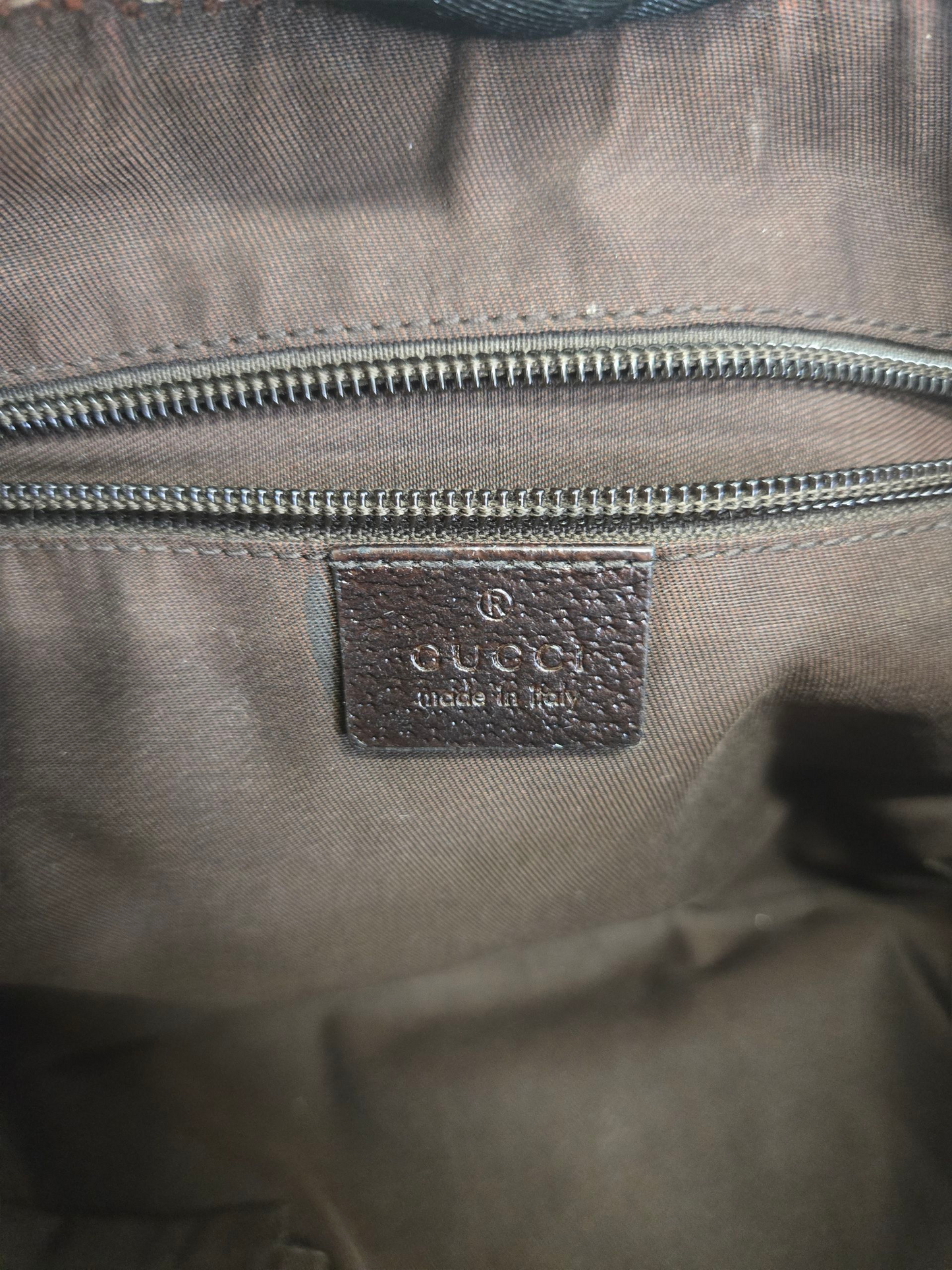 Gucci Monogram Web Half Moon Hobo Bag - Luxury Preowned