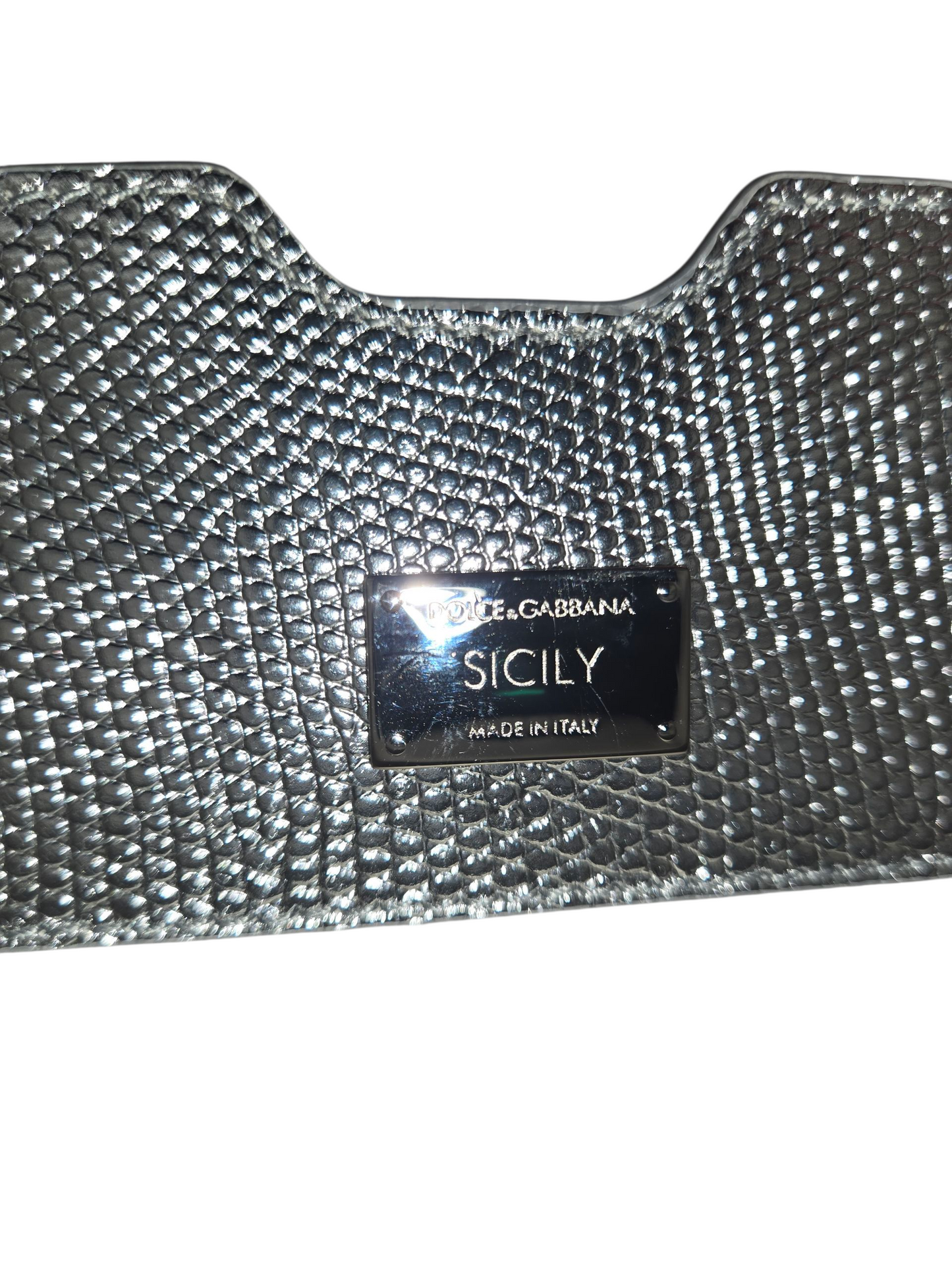 Dolce & Gabbana Medium Sicily w All-over Rhinestones - Luxury Preowned