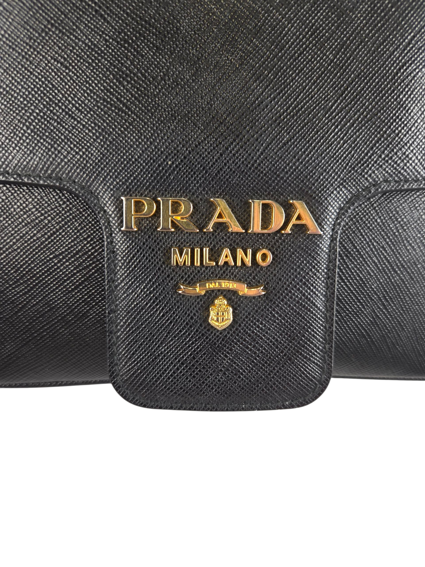 Prada Saffiano Flap Shoulder Bag - Luxury Preowned