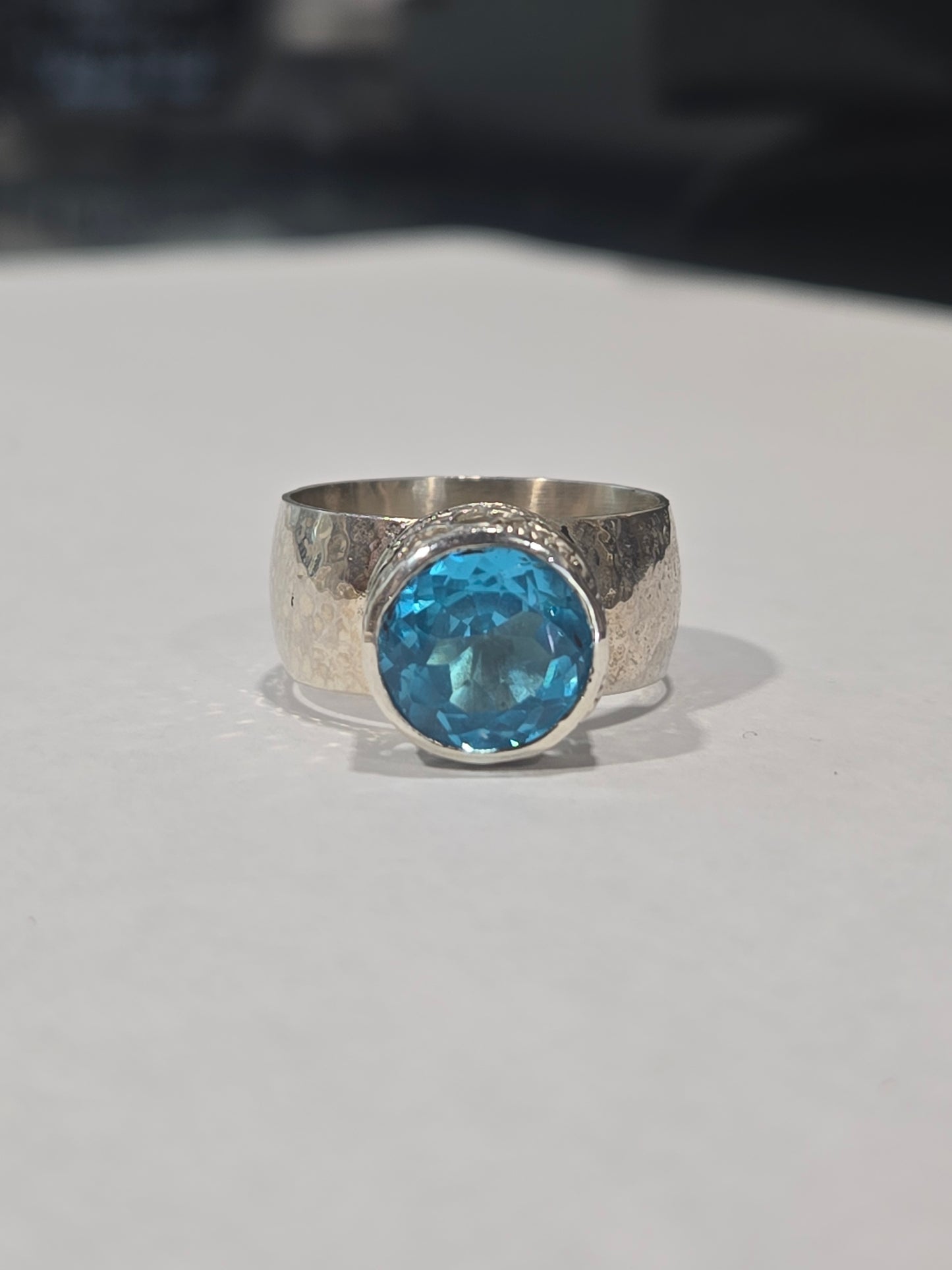 Paraiba Tourmaline 5ct Sterling Silver Ring