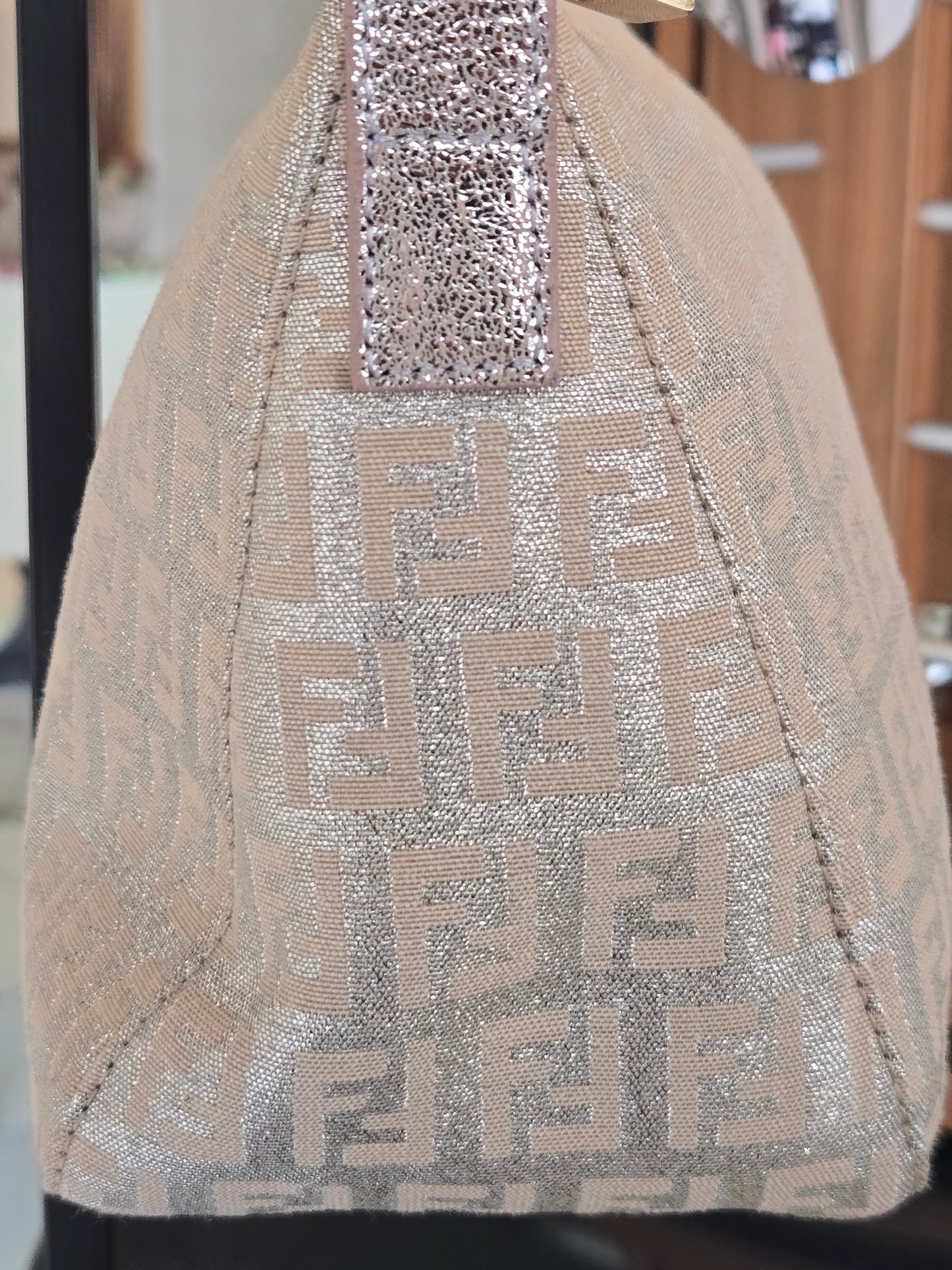 Fendi Zucchino Pochette - Luxury Pre-owned | 207
