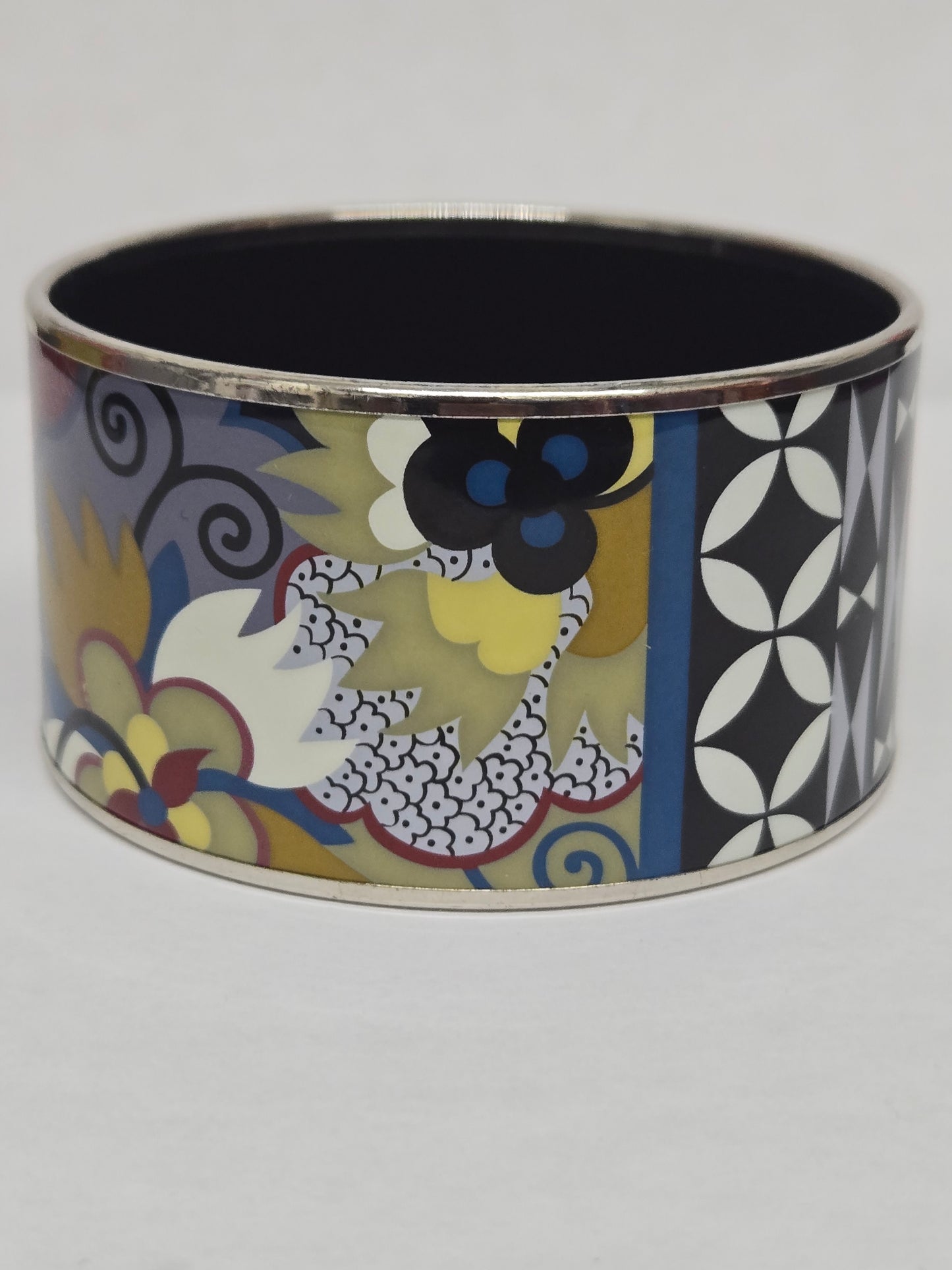 Hermès Extra Wide Enamel Bangle Bracelet | Luxury Pre-owned