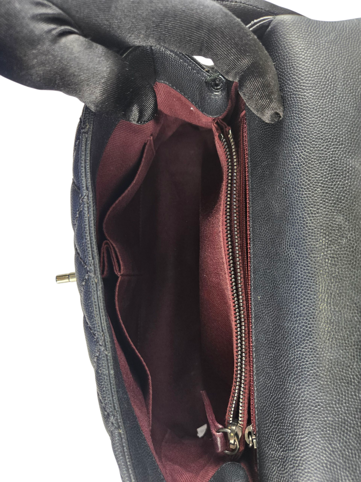 Chanel Caviar Quilted Coco Small Flap Bag - Luxury Preowned